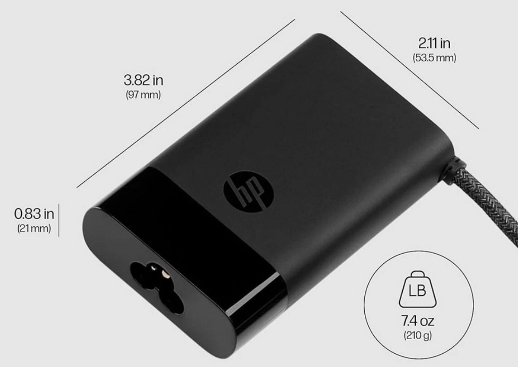 10 X Genuine HP 65W Laptop Charger USB-C Power Adapter