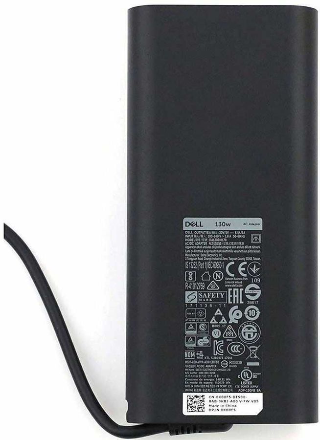 Original Dell USB-C 130W Laptop Charger with Power lead