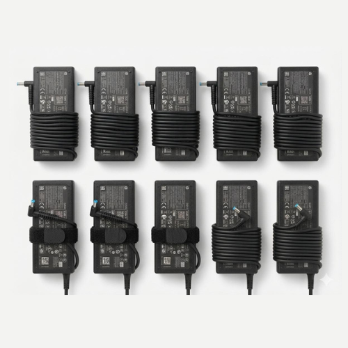 10 x Genuine HP 65W 19.5V 3.33A Blue Tip Pin Laptop Charger UK Power Lead