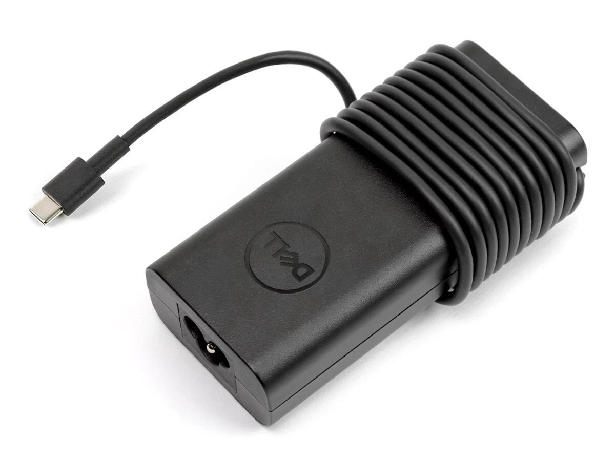 Original Dell USB-C 65W Laptop Charger with Power Cable