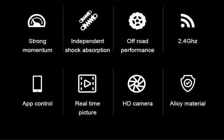 Remote Control High Speed Off-Road 2.4G WIFI Camera Truck